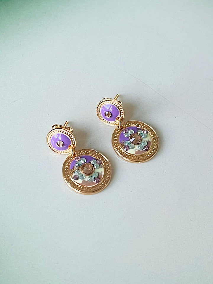 GAS Bijoux øredobber Sequin øredobber - Lilla