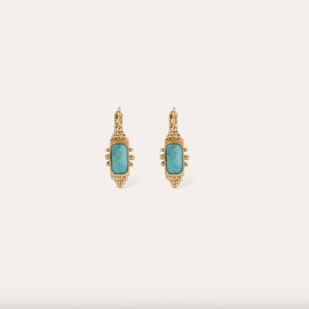 GAS Bijoux øredobber Serti Talisman øredobber - Turquoise