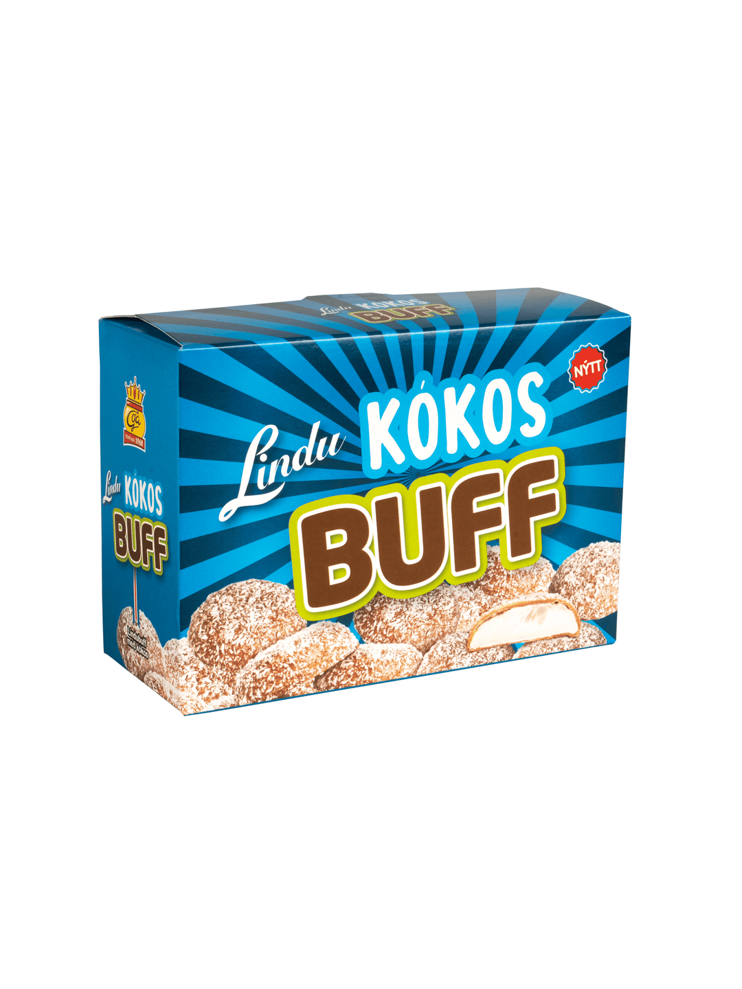 Gòa Linda Godteri og sjokolade Kokos buff - seig marshmallow med sjokolade og kokos