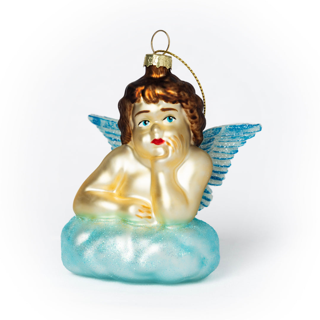 Heim Julepynt Julekule - Glansbilde-engel