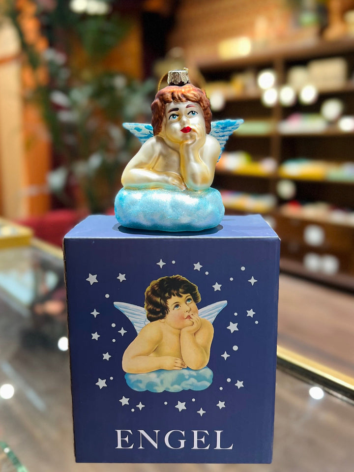 Heim Julepynt Julekule - Glansbilde-engel