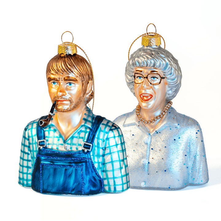 Heim Julepynt Julekule sett - Gjertrud og Olaf Sand