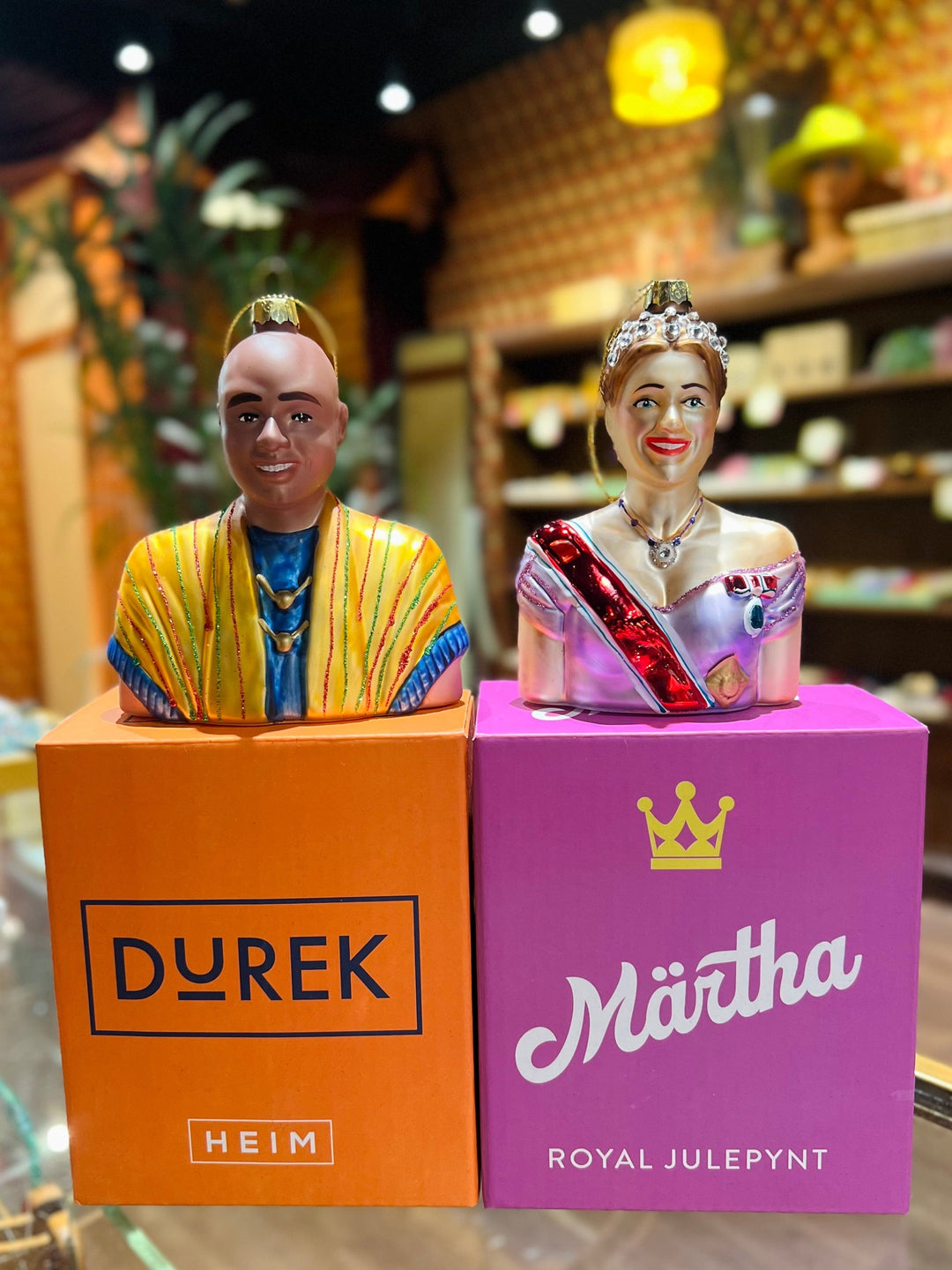 Heim Julepynt Julekule sett - Märtha og Durek