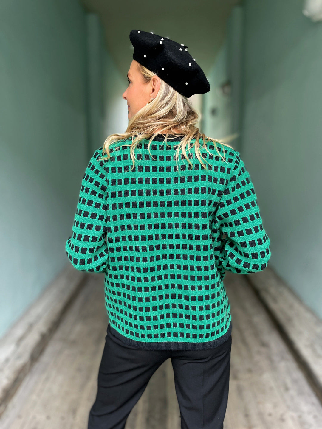 Jayley gensere Green Banana Peel Cardigan - grønn