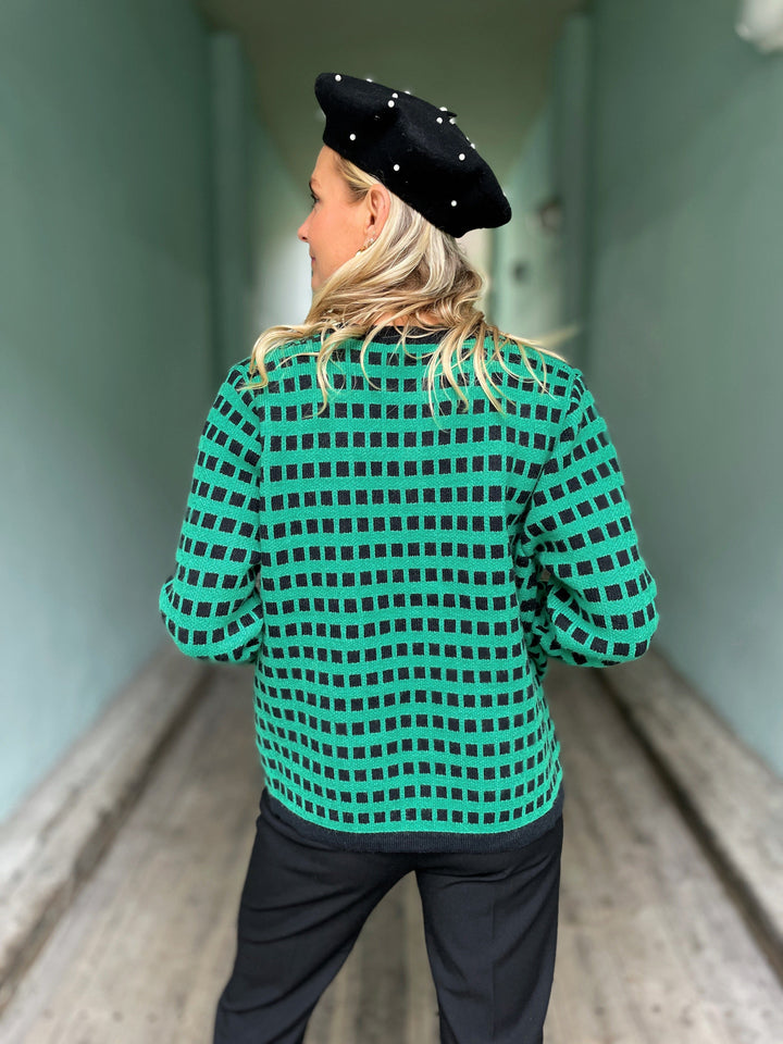 Jayley gensere Green Banana Peel Cardigan - grønn