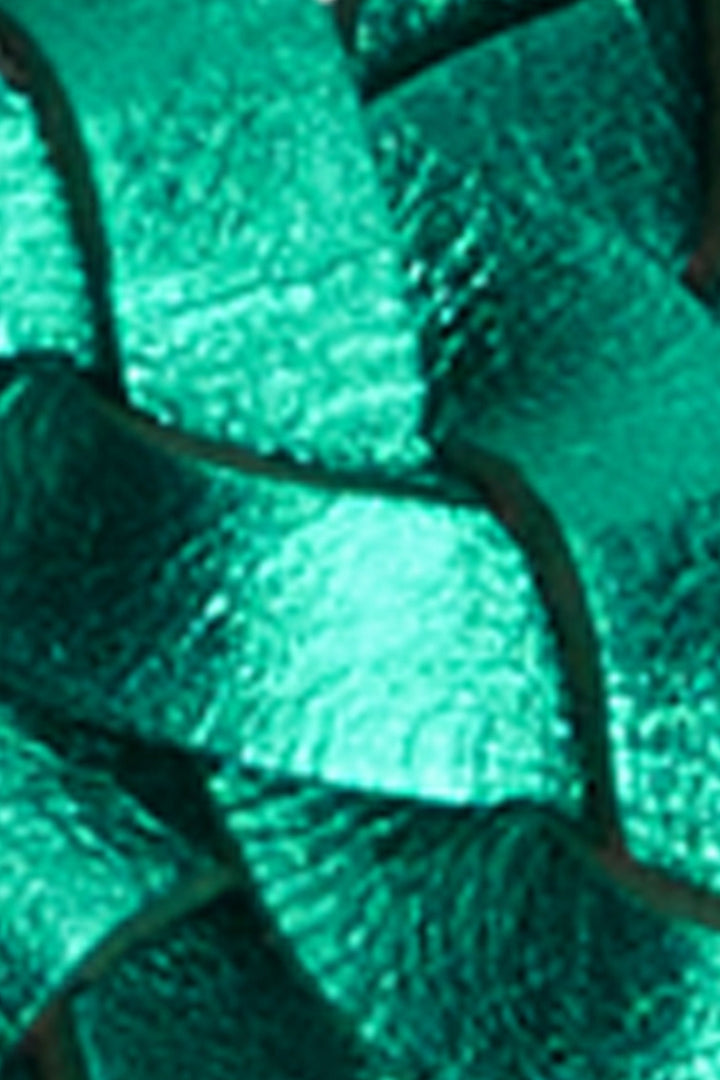 King Louie belter Flettet skinnbelte glitter - very green