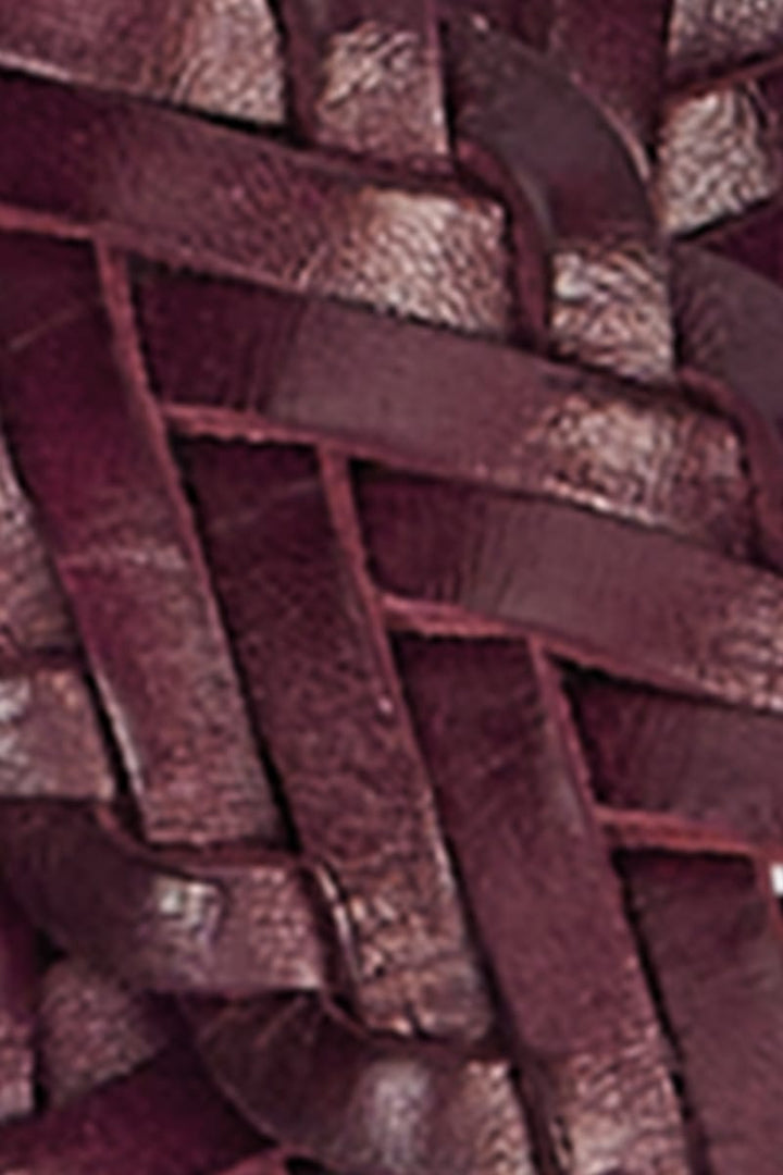 King Louie belter Flettet skinnbelte - porto red