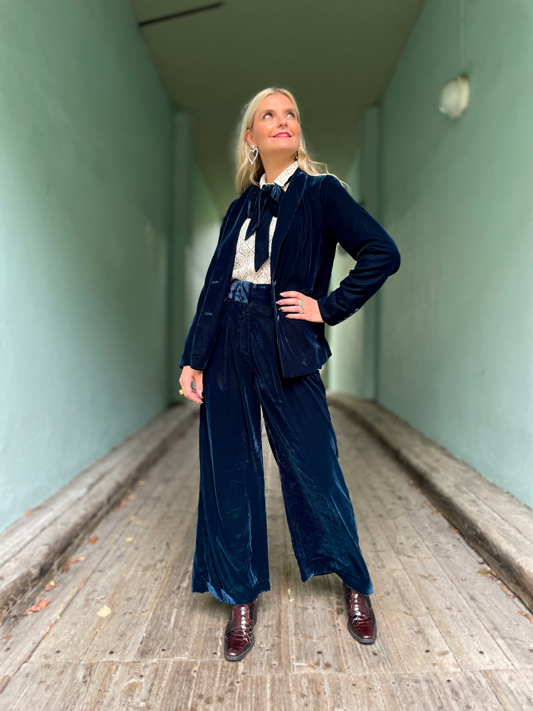 King Louie blazer Brooke Gamine fløyel blazer