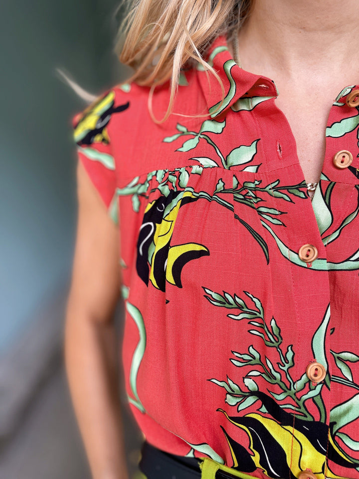 King Louie Bluser Amy Orne bluse