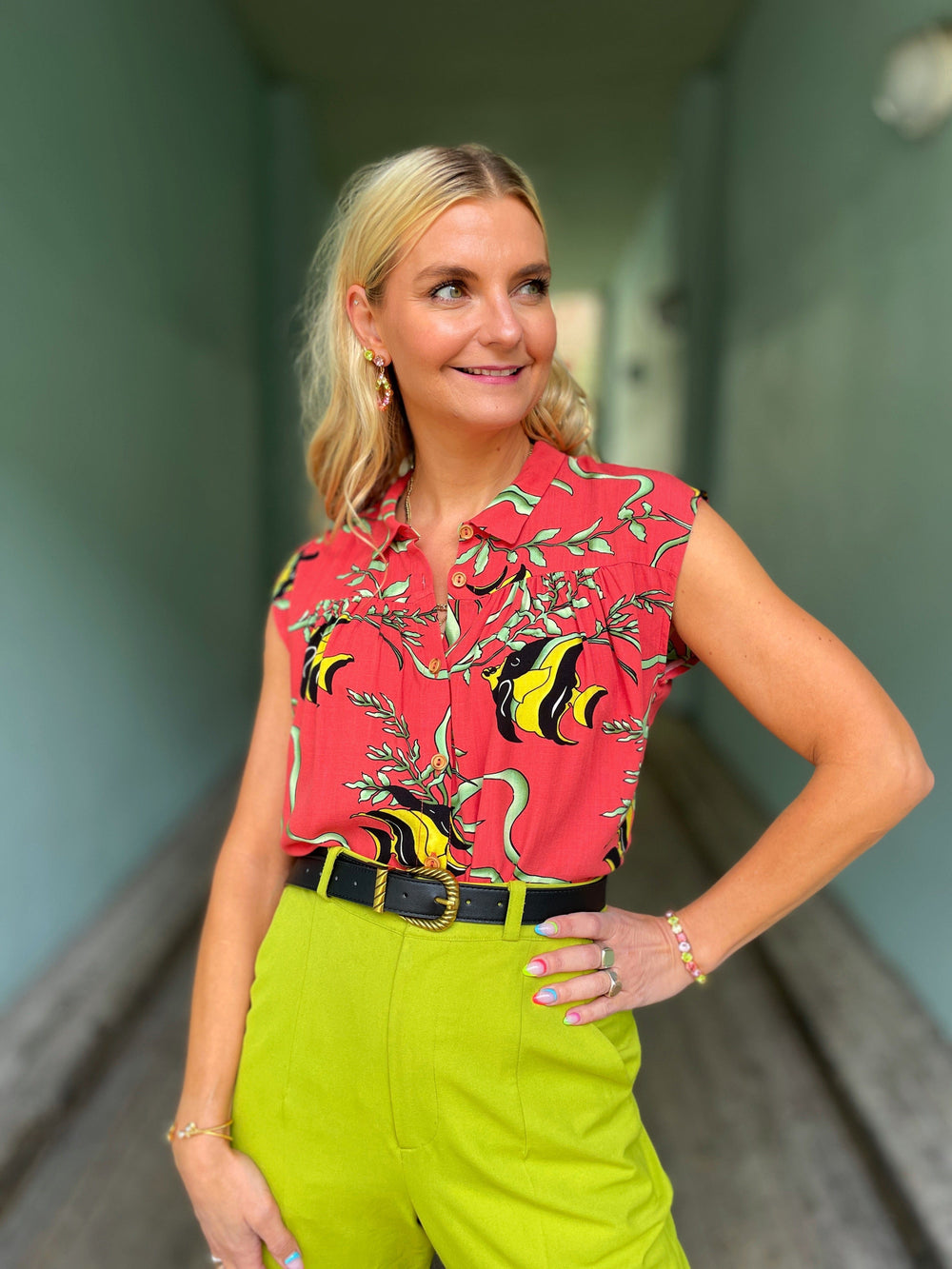 King Louie Bluser Amy Orne bluse