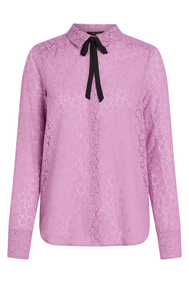 Frøken Dianas Salonger King Louie Bluser Elia Lace bluse - crocus lilac