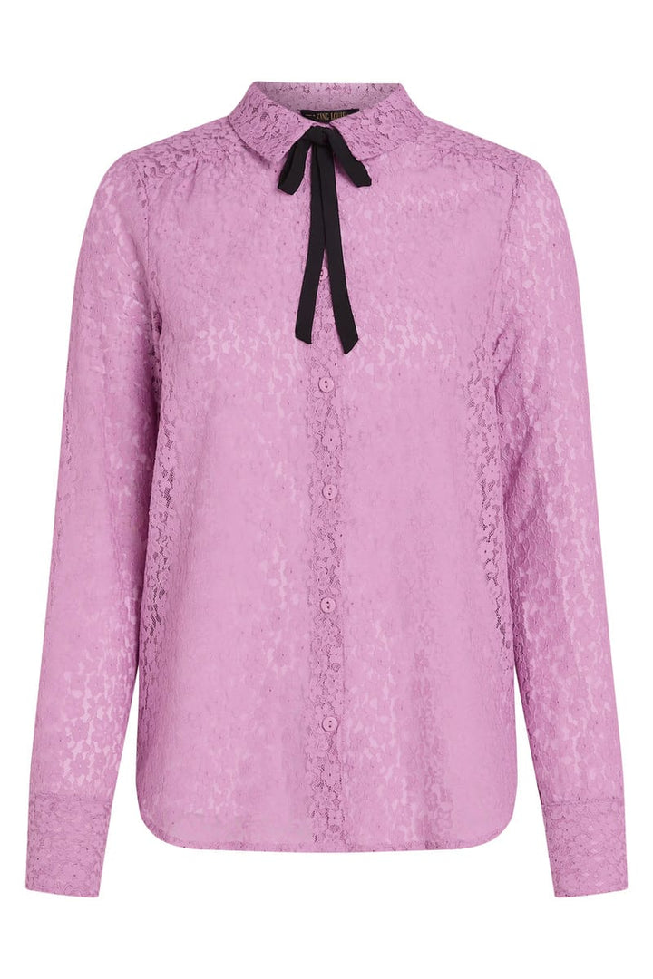 Frøken Dianas Salonger King Louie Bluser Elia Lace bluse - crocus lilac