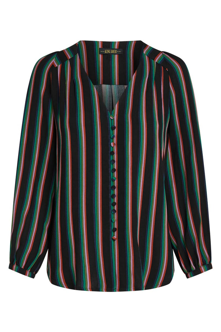 King Louie Bluser Erin Harley Stripe bluse