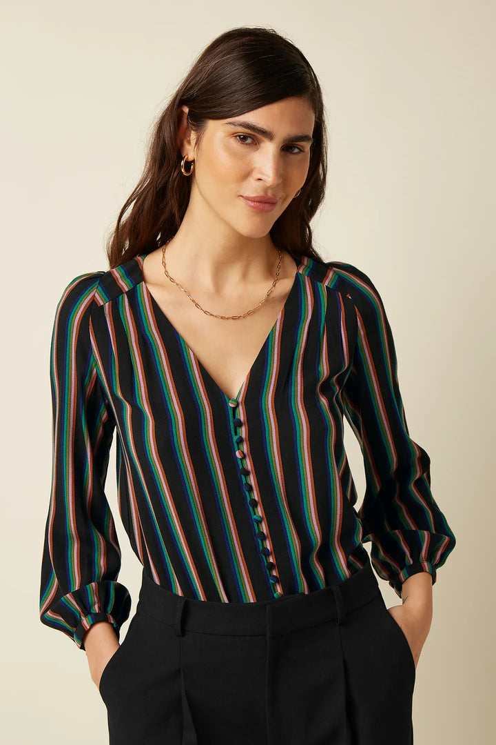 King Louie Bluser Erin Harley Stripe bluse