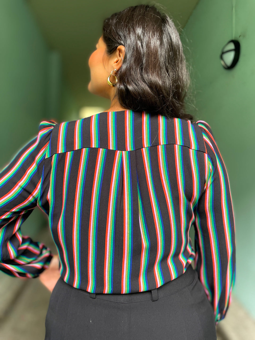 King Louie Bluser Erin Harley Stripe bluse