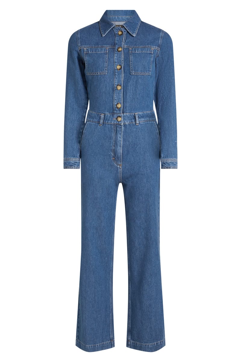 King Louie buksedresser Tania Denim Jumpsuit