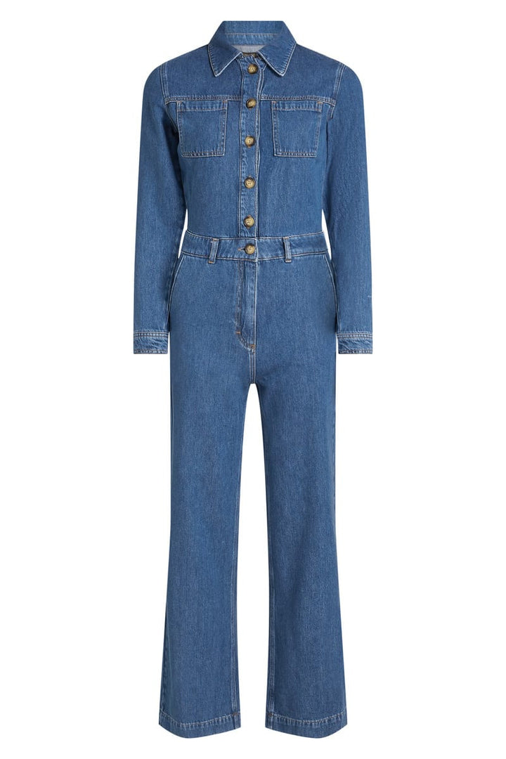 King Louie buksedresser Tania Denim Jumpsuit