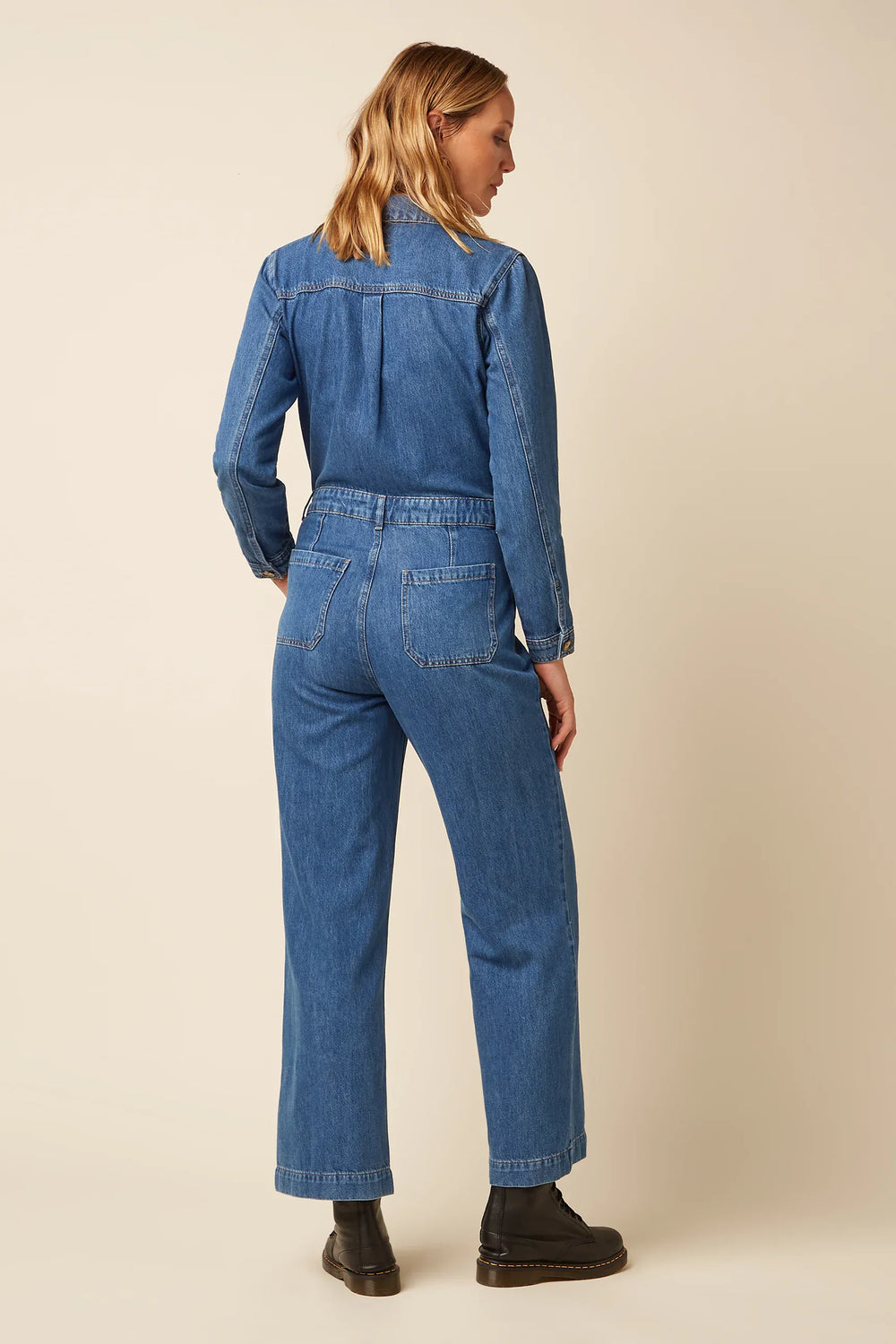 King Louie buksedresser Tania Denim Jumpsuit
