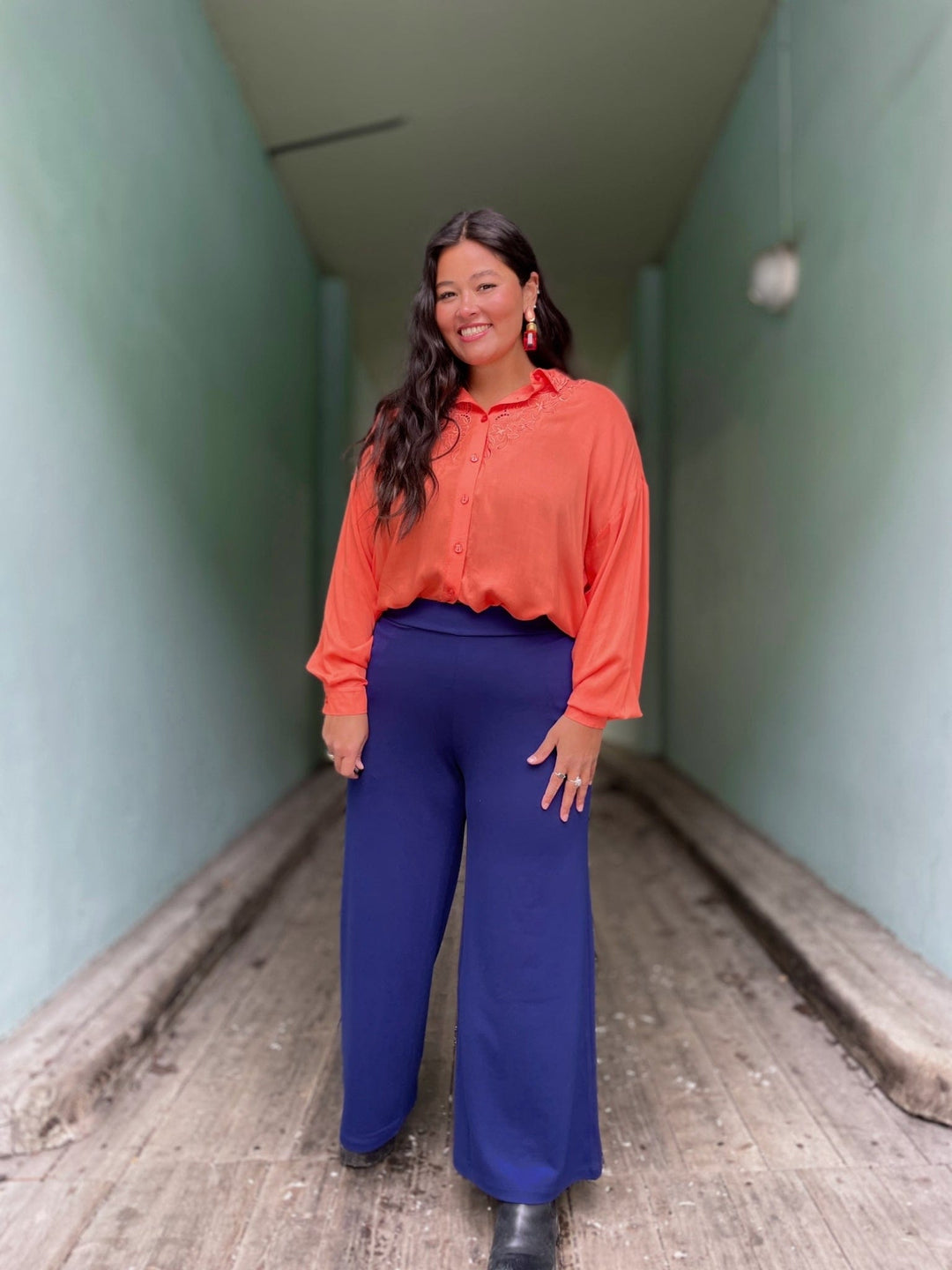 King Louie bukser Border Palazzo Milano bukse