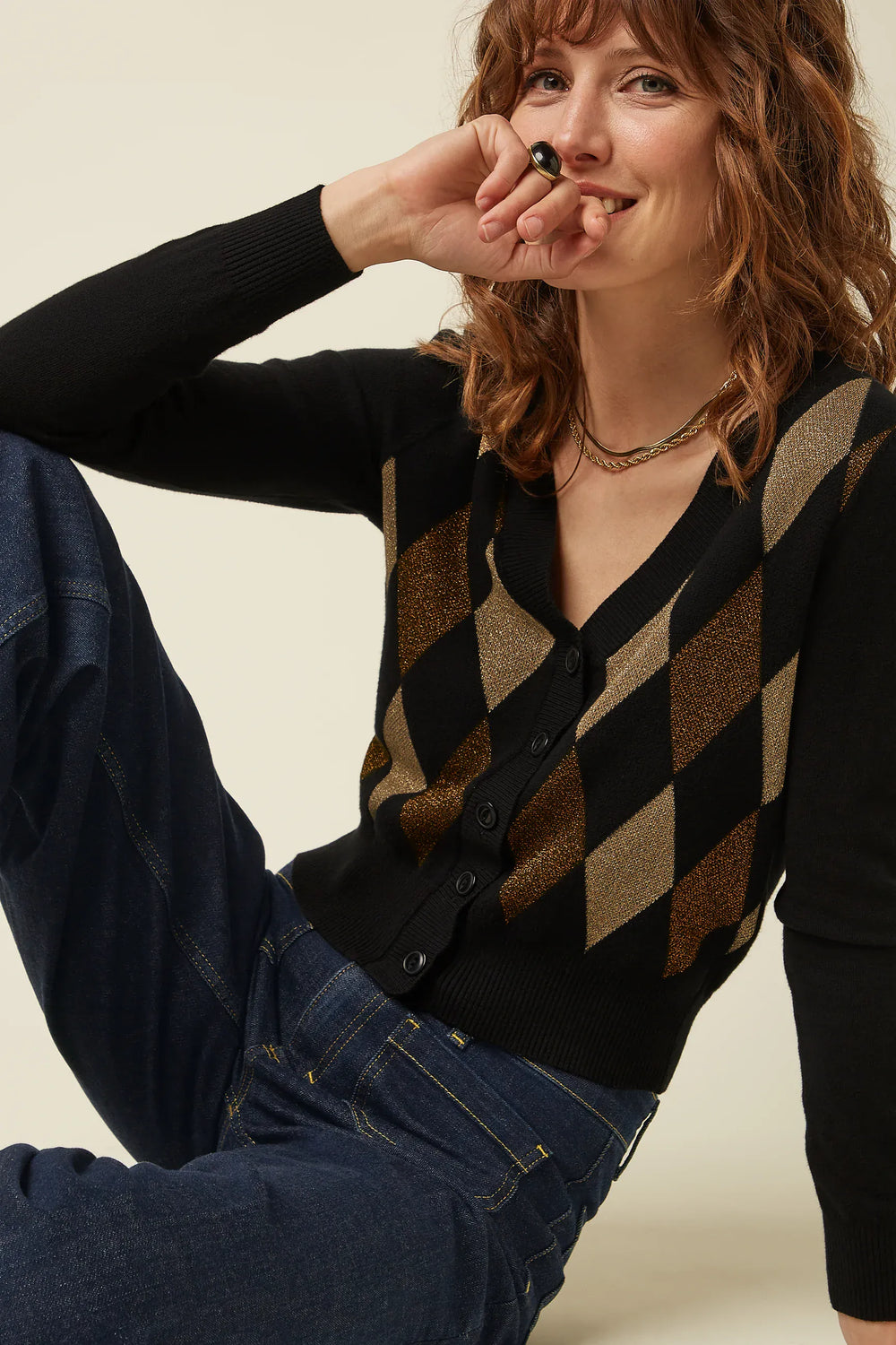 King Louie cardigans Glim V Cardigan