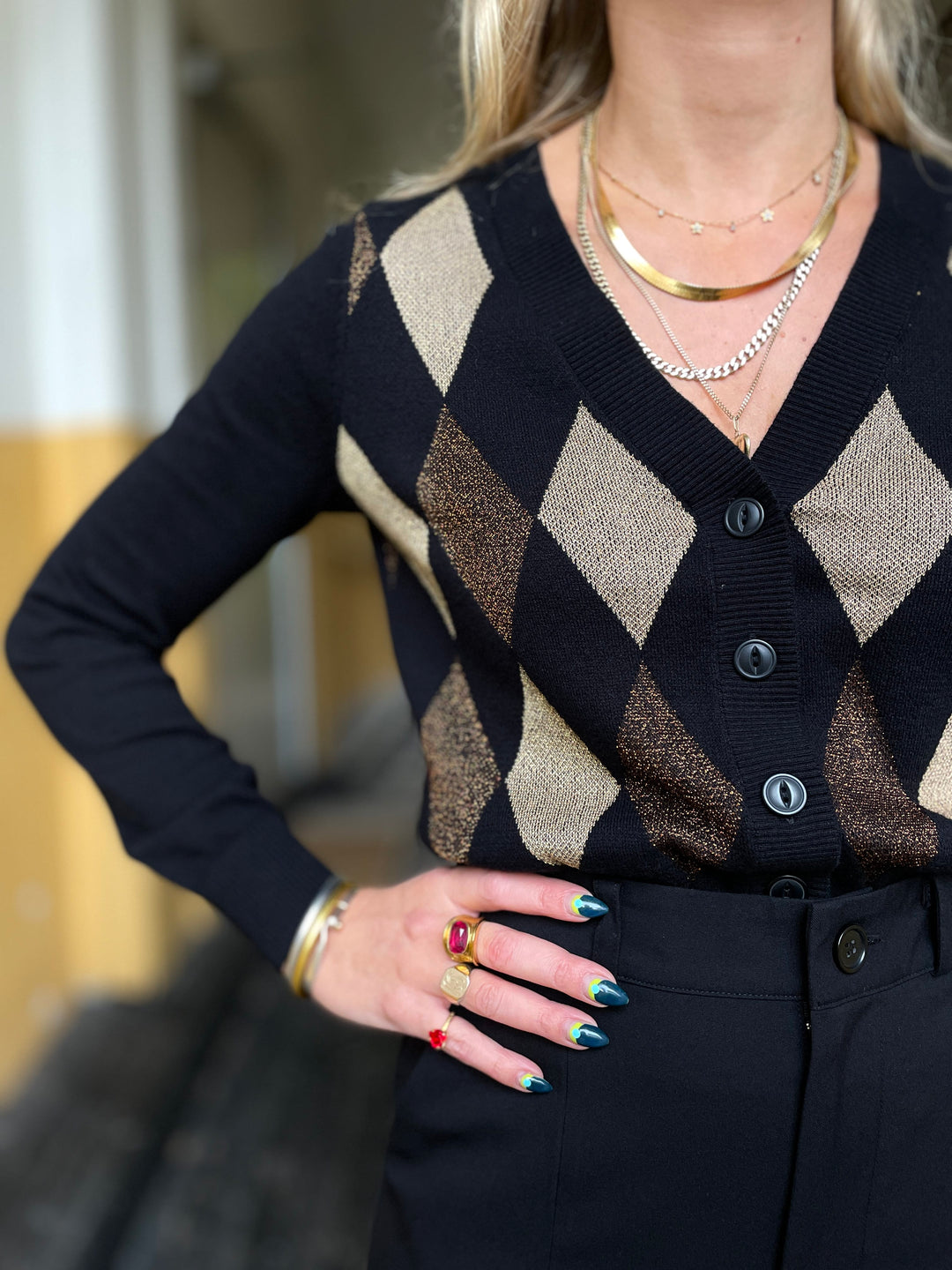King Louie cardigans Glim V Cardigan