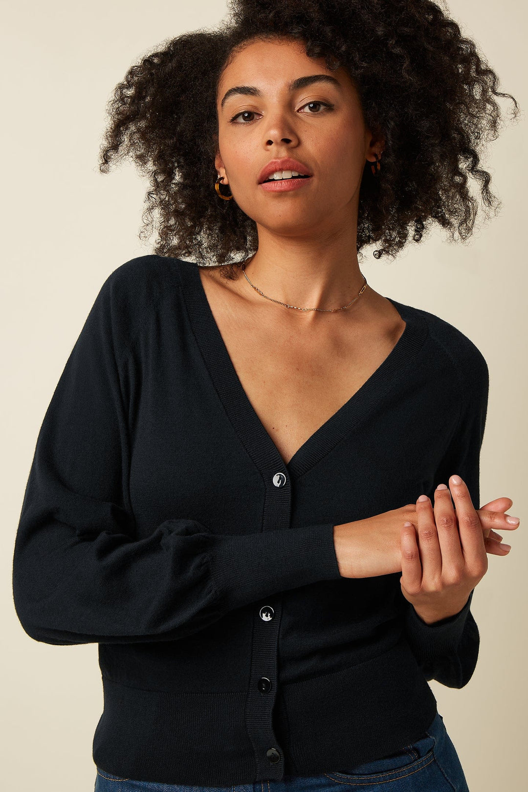 King Louie cardigans Raglan Cocoon Cardigan - black