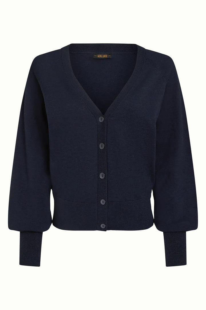 King Louie cardigans Raglan Cocoon Cardigan - blue