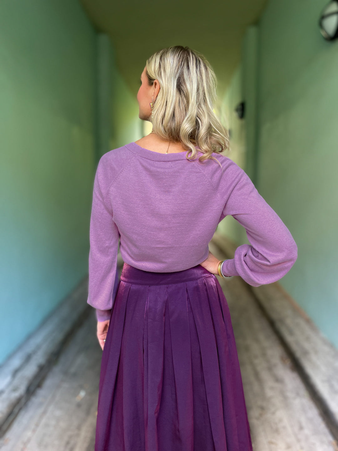 King Louie cardigans Raglan Cocoon Cardigan - crocus lilac