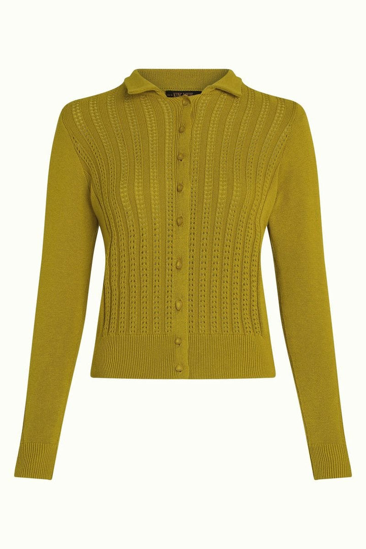 King Louie cardigans Sofie Carmi Cardigan - Curry Yellow