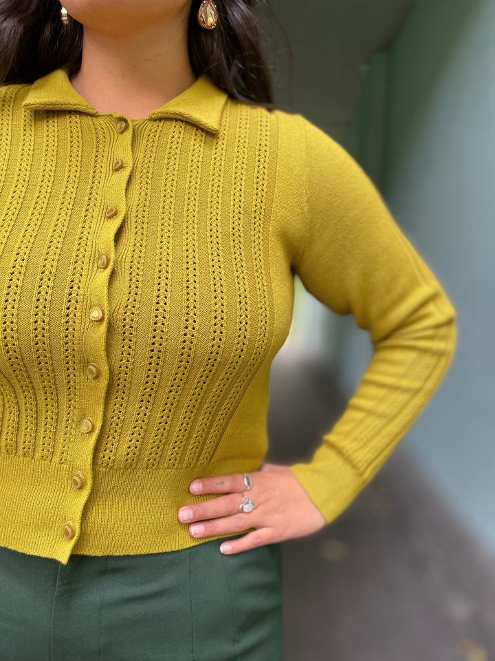 King Louie cardigans Sofie Carmi Cardigan - Curry Yellow