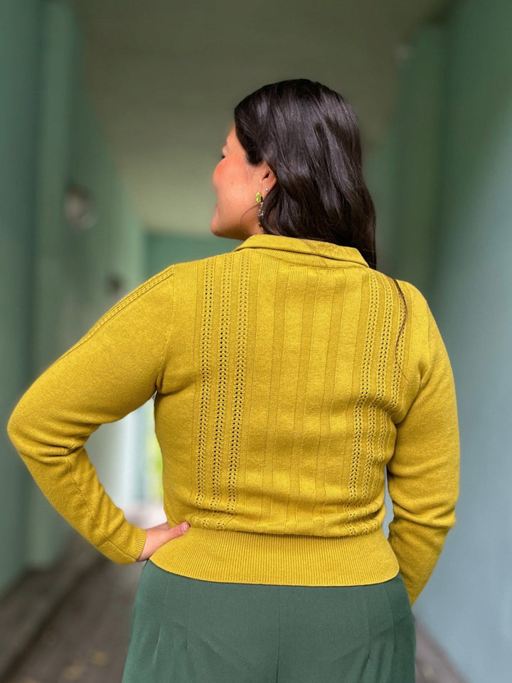 King Louie cardigans Sofie Carmi Cardigan - Curry Yellow
