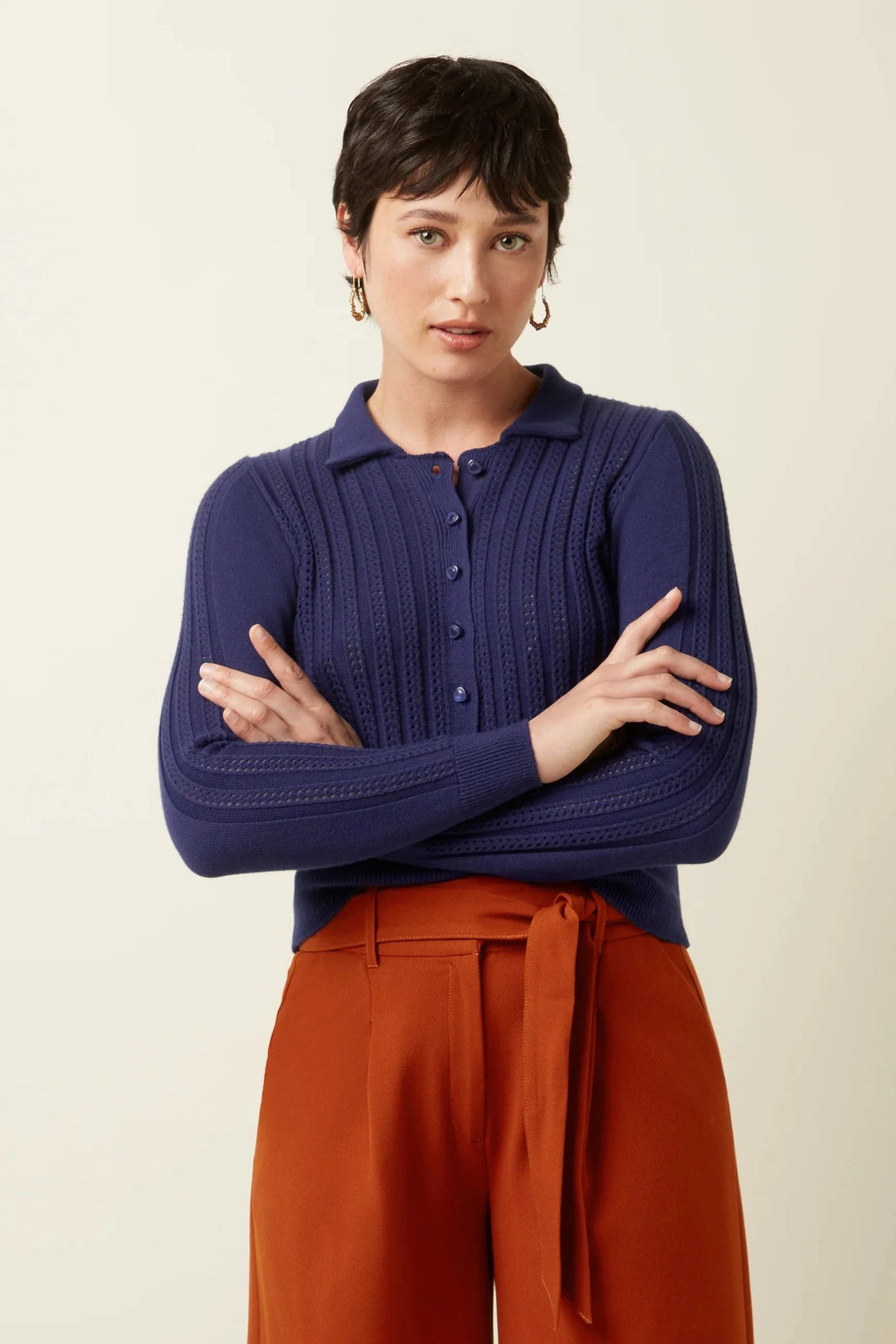 King Louie cardigans Sofie Carmi Cardigan - Rhodonite Blue