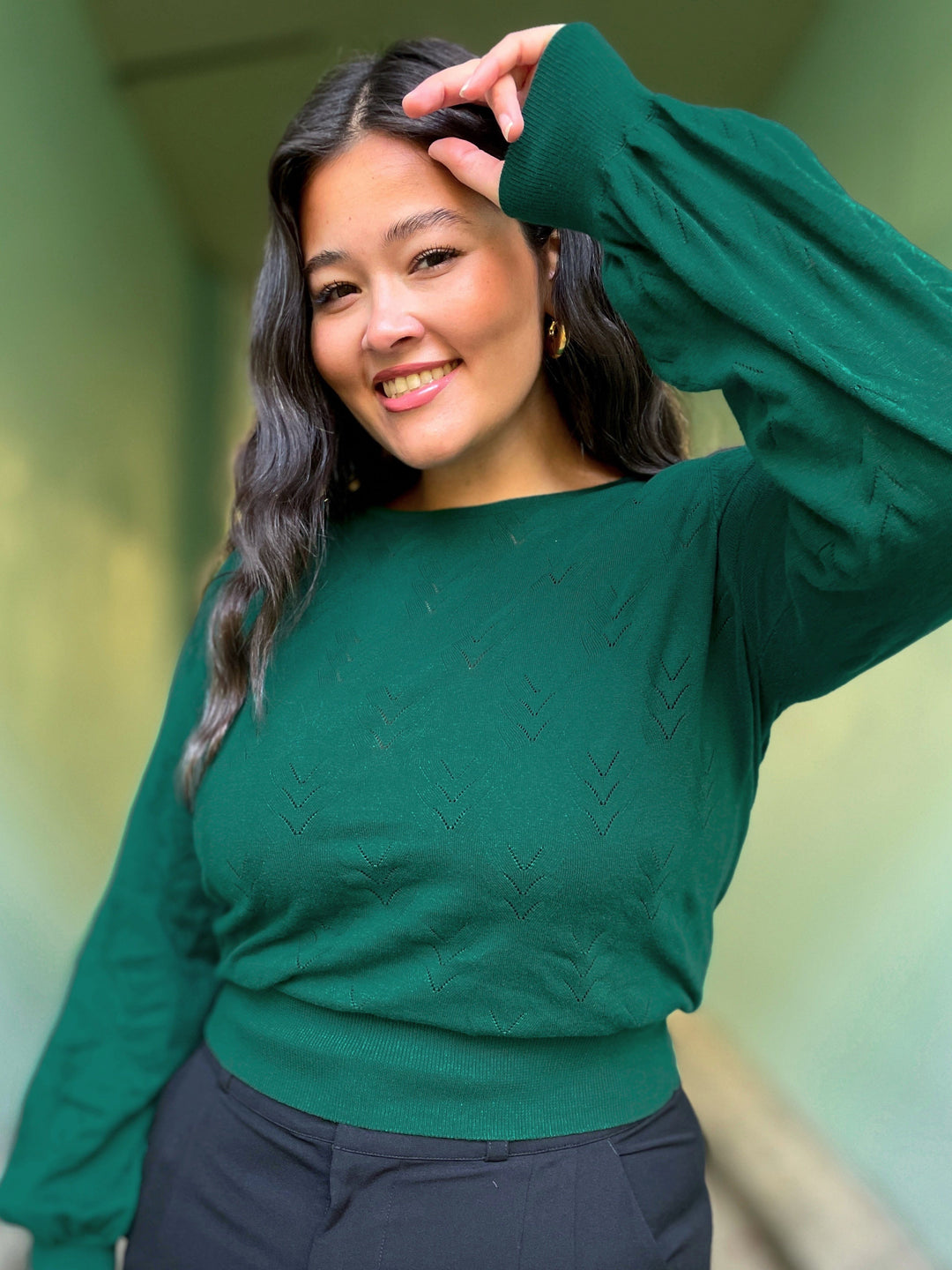 King Louie gensere Bell club genser - Botanical Green