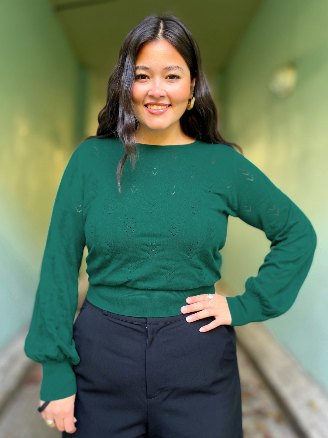 King Louie gensere Bell club genser - Botanical Green