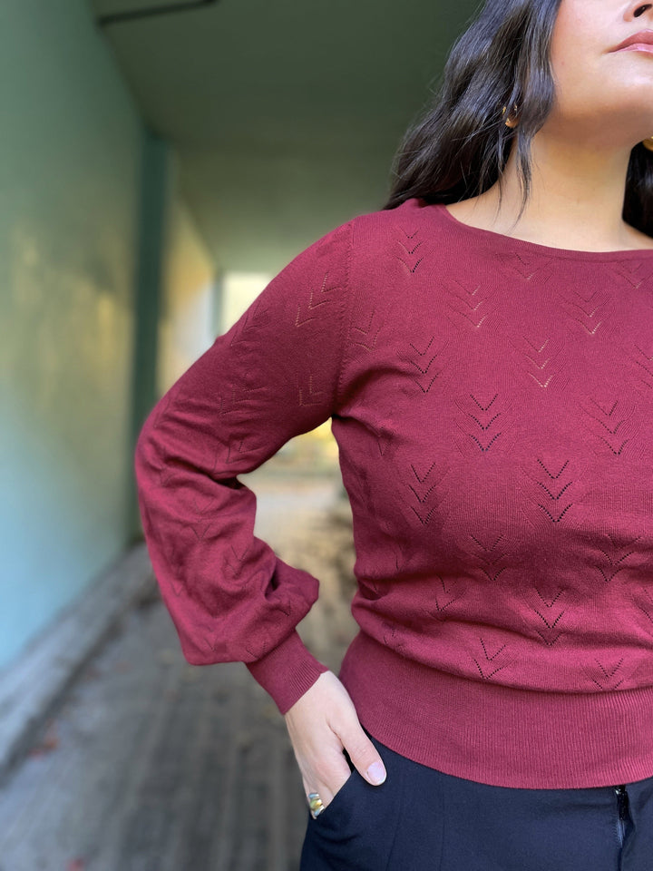 King Louie gensere Bell club genser - Cabernet Red