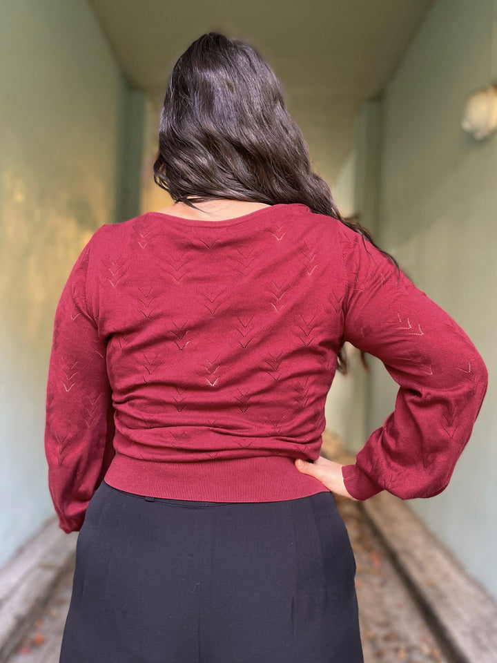 King Louie gensere Bell club genser - Cabernet Red