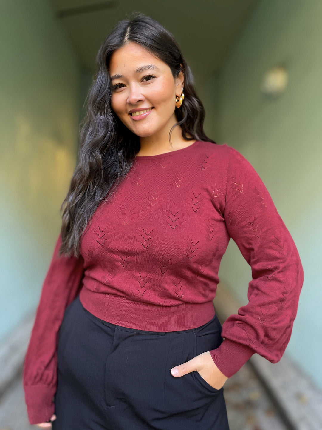 King Louie gensere Bell club genser - Cabernet Red