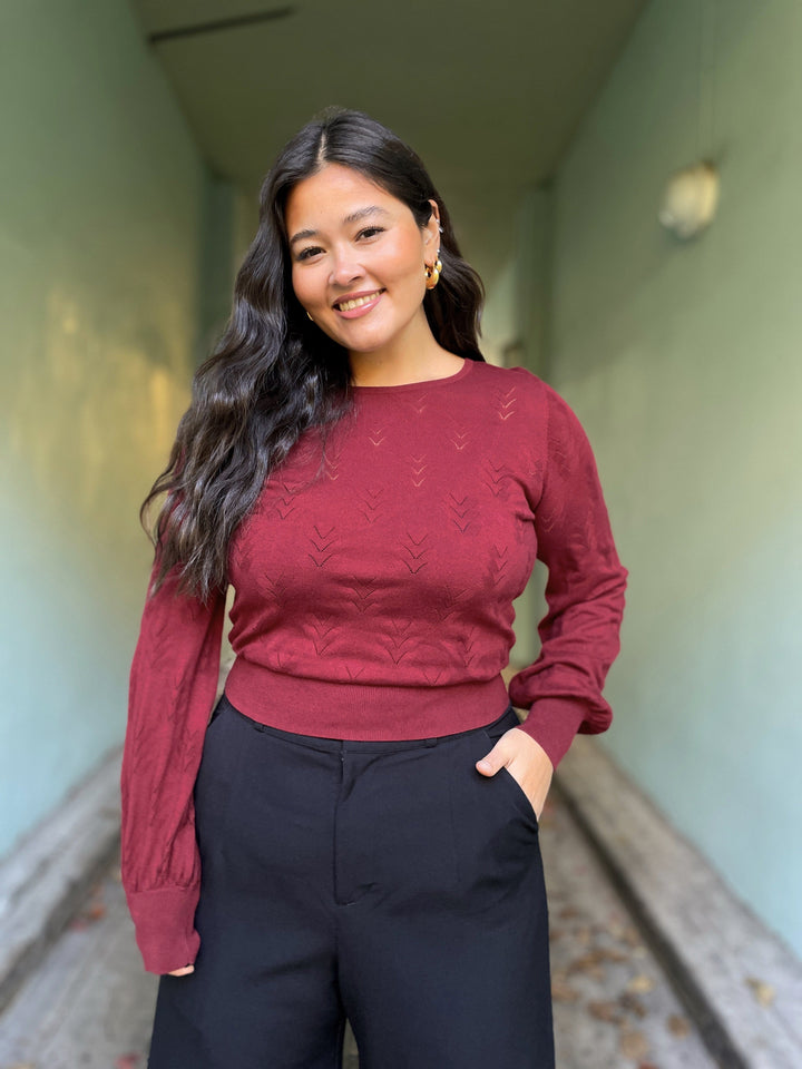 King Louie gensere Bell club genser - Cabernet Red