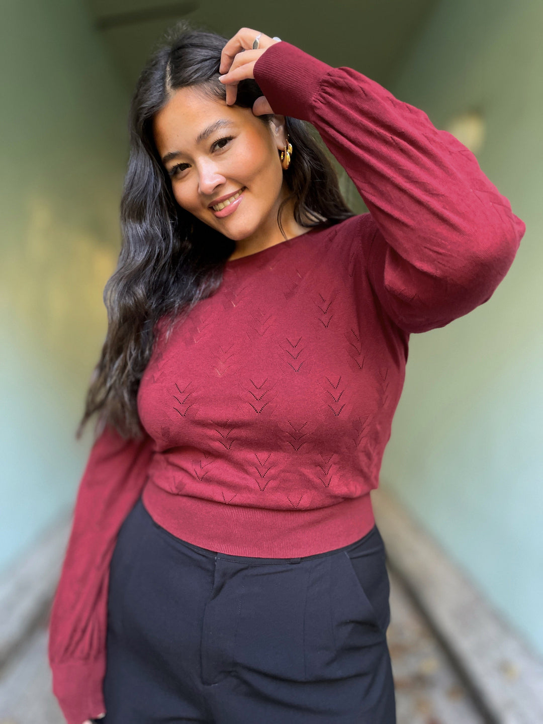 King Louie gensere Bell club genser - Cabernet Red