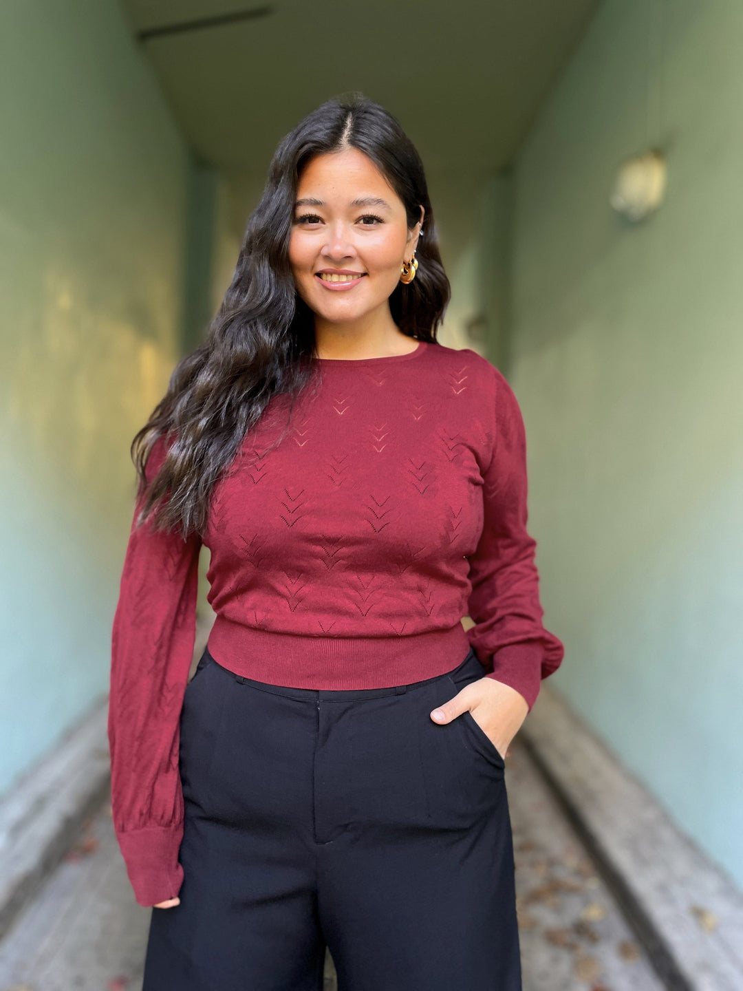 King Louie gensere Bell club genser - Cabernet Red