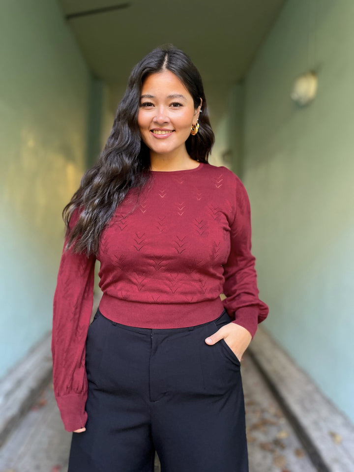 King Louie gensere Bell club genser - Cabernet Red