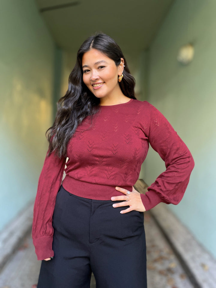 King Louie gensere Bell club genser - Cabernet Red