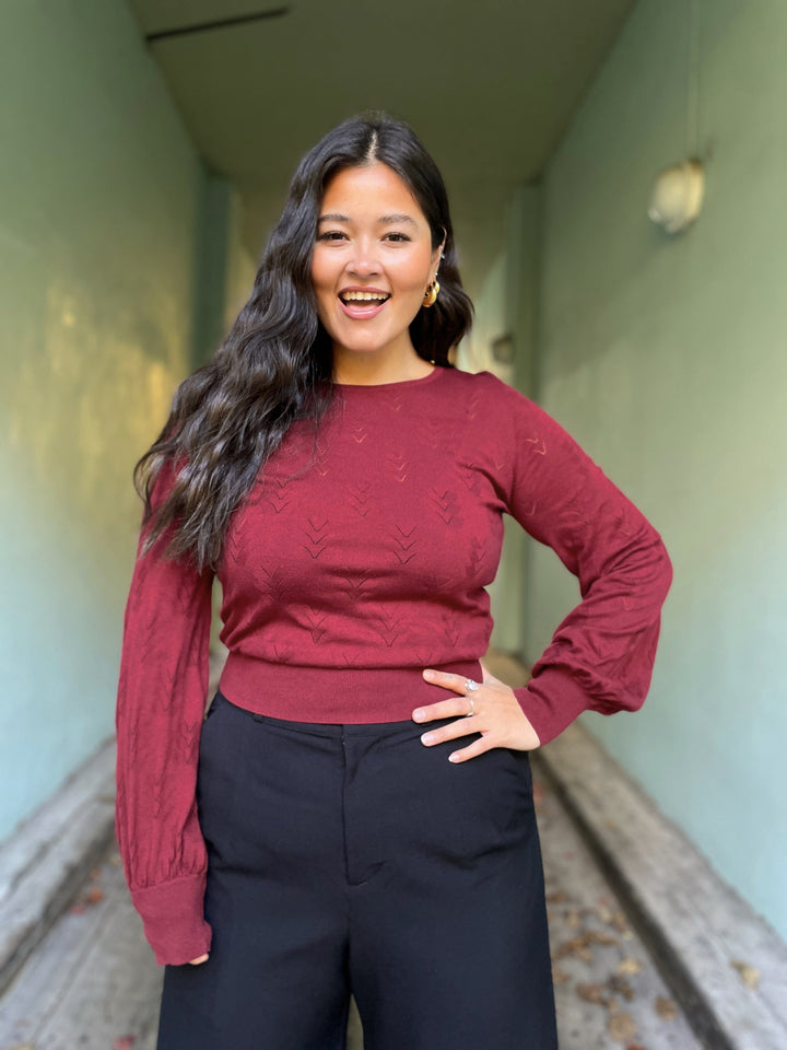 King Louie gensere Bell club genser - Cabernet Red