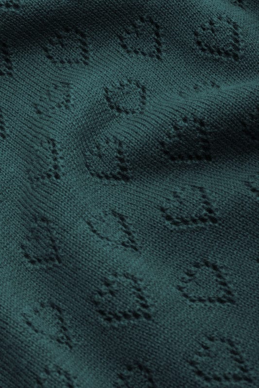 King Louie gensere Cardi V Heart Ajour - grønn