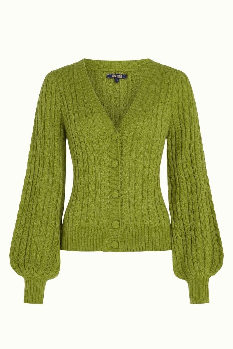 King Louie gensere Farfalle cardigan - guacemole