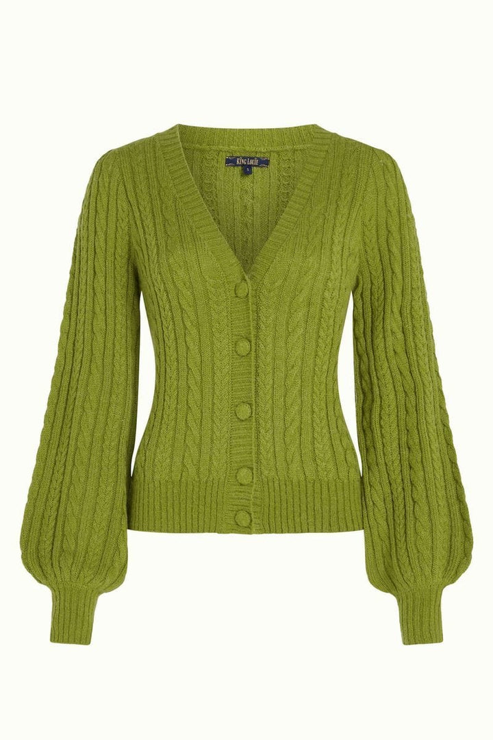 King Louie gensere Farfalle cardigan - guacemole