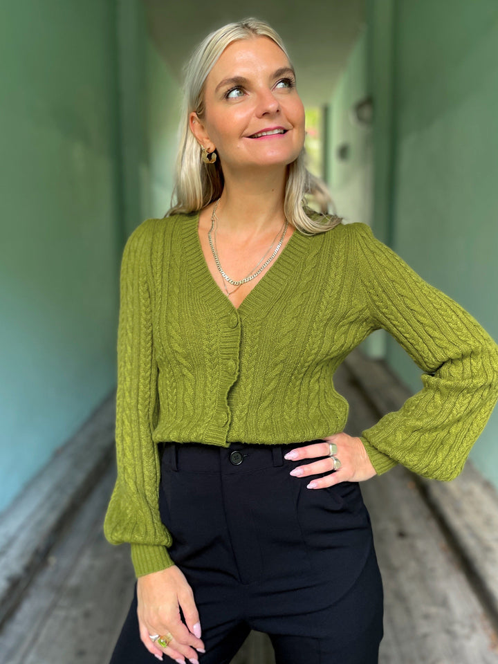 King Louie gensere Farfalle cardigan - guacemole