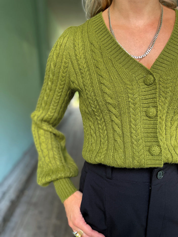 King Louie gensere Farfalle cardigan - guacemole