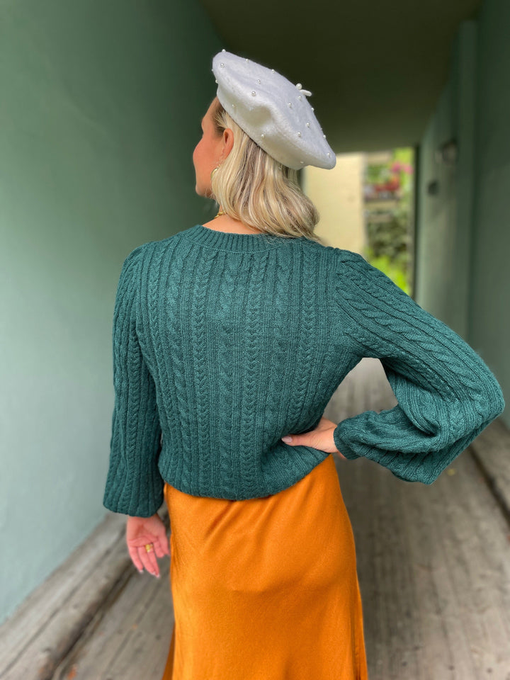 King Louie gensere Farfalle cardigan - pine green