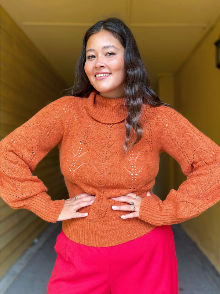 King Louie gensere Jeanie rollneck genser - karamell